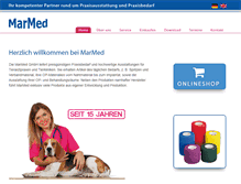 Tablet Screenshot of marmed.de
